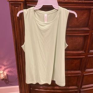 Lululemon nulu wrap-back yoga tank top creamy mint